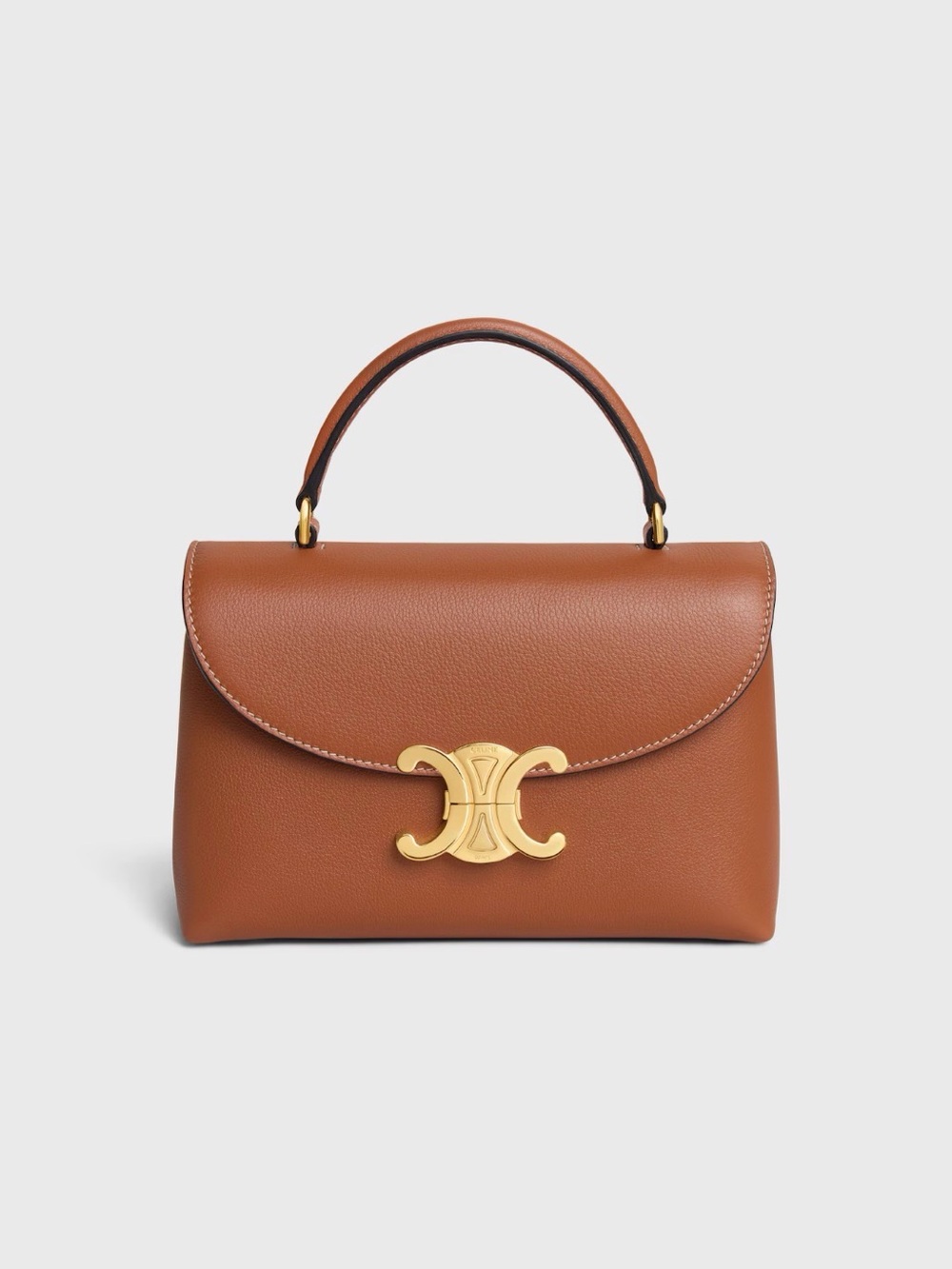 Celine Teen Nino bag in grained calfskin Tan
